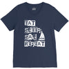 eat sleep sail repeat V-Neck Tee
