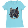 polygon wolf Ladies Fitted T-Shirt