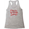 guitar hero logo Racerback Tank