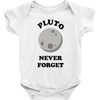 pluto never forget Baby Bodysuit