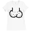 dickhead halloween dick head costume Ladies Fitted T-Shirt