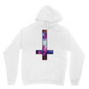 inverted galaxy cross funny  religion banter space fashion new Hoodie
