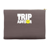 funny trip advisor Accessory Pouches