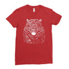 snarling tiger best trending Ladies Fitted T-Shirt
