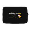 Mom to Bee Baby Girl Laptop sleeve