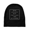 50 % unicorn (White) Baby Beanies