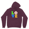 love baseball neon rhinestuds Hoodie