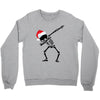 skeleton dabbing christmas Crewneck Sweatshirt