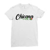 chicana with rose Ladies Fitted T-Shirt
