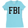 fbi humor Ladies Fitted T-Shirt