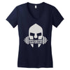 crossfit train for glory Women's V-Neck T-Shirt