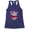 quens are born [your date] Racerback Tank