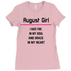 August Girl Ladies Fitted T-Shirt
