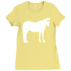 staring horse Ladies Fitted T-Shirt