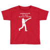 alternatives to war play cricket batting anti war stencil tour Toddler T-shirt