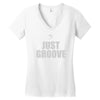 bass just groove Women's V-Neck T-Shirt