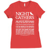 night's watch vow got christmas Ladies Fitted T-Shirt