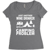 camping (2) Women's Triblend Scoop T-shirt