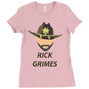 rick grimes walking dead Ladies Fitted T-Shirt