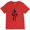 captain america flag abstract V-Neck Tee