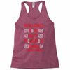adapt or die encoded (white) Racerback Tank
