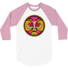 lucha libre pink 3/4 Sleeve Shirt