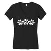 dad doggie Women's V-Neck T-Shirt