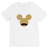 mickey mouse moustache V-Neck Tee