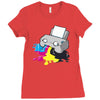 printer Ladies Fitted T-Shirt