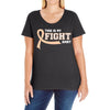 This Is My Fight Shirt Ladies Curvy T-Shirt