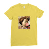 michelangelo the prophet isaiah bubble gum Ladies Fitted T-Shirt