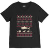 christmas ugly shark V-Neck Tee