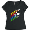 rebellious streaks Women's Triblend Scoop T-shirt