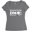 Because Im The Dm That Is Why Women's Triblend Scoop T-shirt