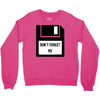 Don't Forget Me Disk Crewneck Sweatshirt