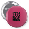 photographer camera photography modern text photos scrapbook geek t sh Pin-back button