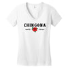 Chingona Women's V-Neck T-Shirt