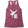 80's rule break dancer Racerback Tank