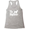 the dogfather english springer spaniel white Racerback Tank