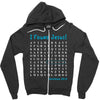 i Found Jesus Zipper Hoodie