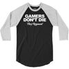 gamers don't die they respawn 3/4 Sleeve Shirt