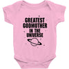 Greatest Godmother In The Universe Baby Onesie