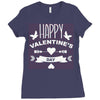 happy valentine's day Ladies Fitted T-Shirt