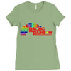 racing rainbow Ladies Fitted T-Shirt