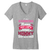 running mommy white Women's V-Neck T-Shirt