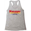 Manager Of Myselfy i Was Nobody Before Social Media Racerback Tank