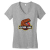 Clever Girl Women's V-Neck T-Shirt