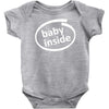 baby inside sticker vinyl decal Baby Onesie