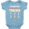 Stubborn French Bulldog Tricks Baby Onesie