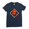 3d skull squad Ladies Fitted T-Shirt